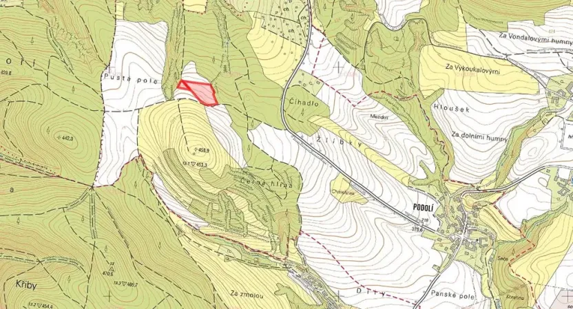 Prodej pole, Letovice, 9090 m2