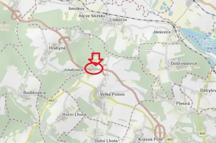 Prodej lesa, Velká Polom, 1538 m2