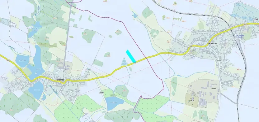 Prodej podílu pole, Nárameč, 2215 m2