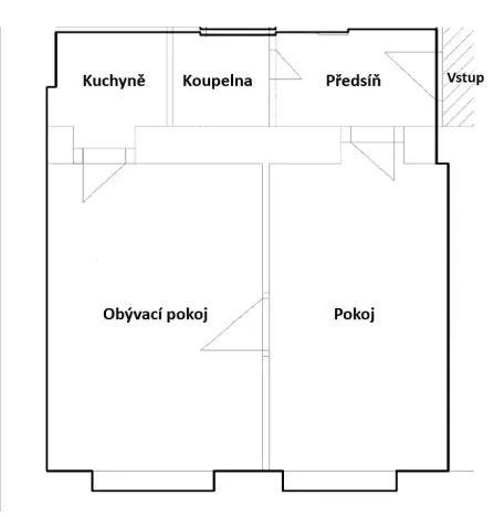 Prodej bytu 2+1, Praha - Libeň, Vosmíkových, 51 m2