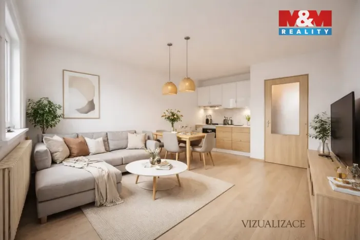 Prodej bytu 2+kk, Děčín - Děčín V-Rozbělesy, Závodní, 42 m2