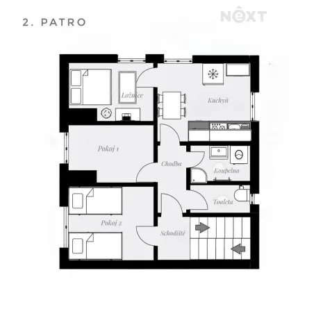 Prodej bytu 3+1, České Budějovice, Ant. Slavíčka, 62 m2