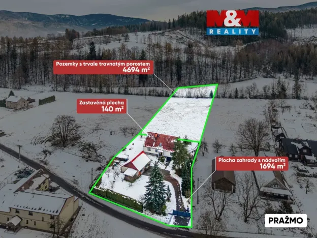 Prodej rodinného domu, Pražmo, 180 m2