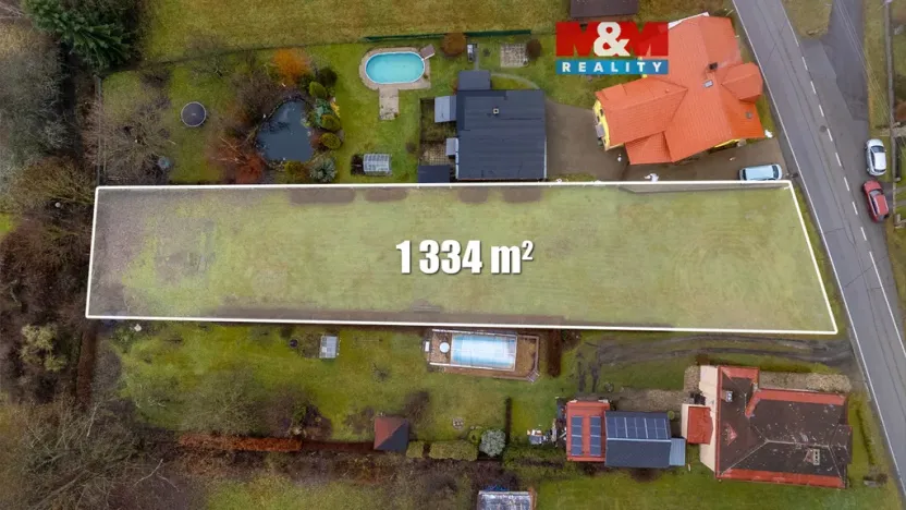 Prodej pozemku pro bydlení, Zásada, 1334 m2