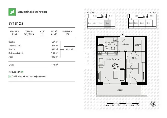 Prodej bytu 2+kk, Olomouc, Loudova, 54 m2