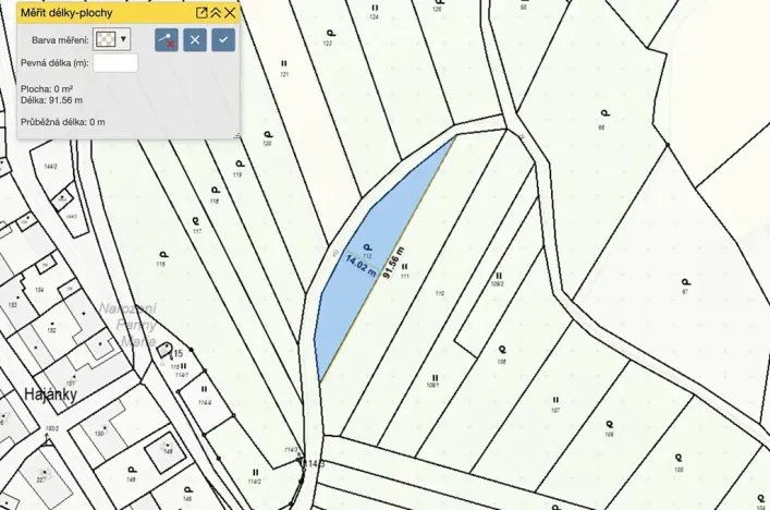 Prodej zahrady, Tišnov, 887 m2