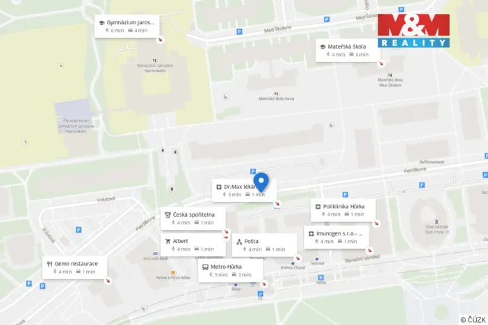 Pronájem bytu 3+kk, Praha, Petržílkova, 87 m2