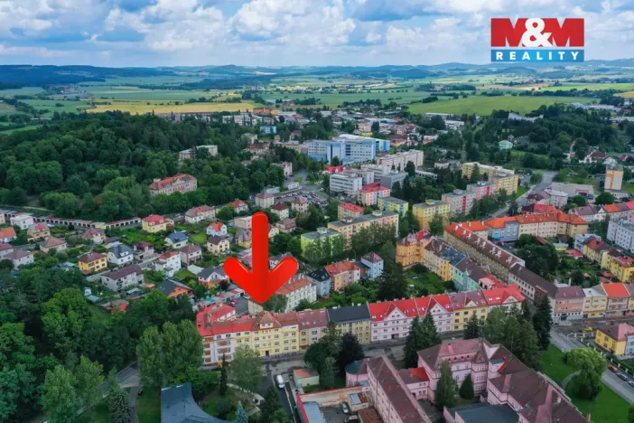 Pronájem bytu 1+1, Klatovy - Klatovy II, Masarykova, 43 m2