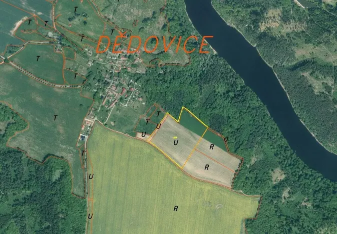 Prodej pole, Ostrovec - Dědovice, 34981 m2