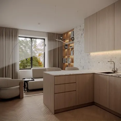 Prodej bytu 2+kk, Praha - Vinohrady, V Horní Stromce, 47 m2