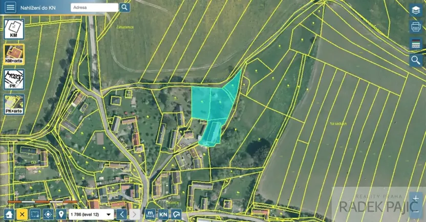 Prodej pozemku pro bydlení, Čížkov, 3589 m2