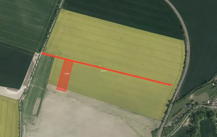 Prodej podílu pole, Bítovany, 3432 m2