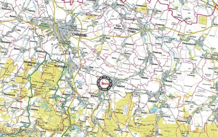 Prodej podílu pole, Bítovany, 3432 m2