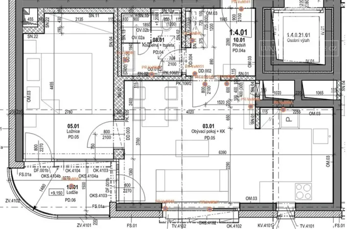 Prodej bytu 2+kk, Praha - Radlice, U Komína, 45 m2