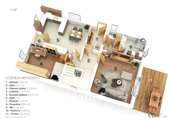 Prodej rodinného domu, Horní Věstonice, Mandloňová, 164 m2