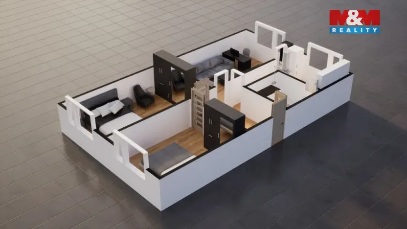 Prodej bytu 3+1, Ústí nad Labem - Střekov, Tolstého, 79 m2