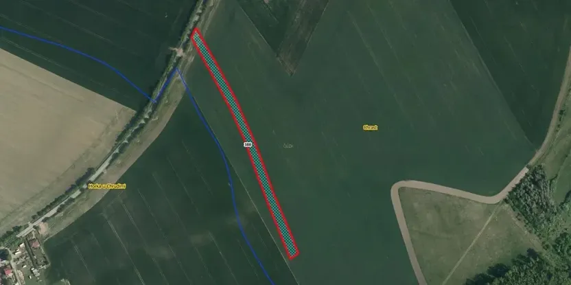 Prodej pole, Chrast, 6433 m2