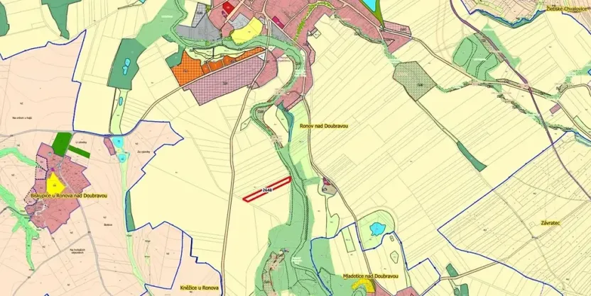 Prodej pole, Ronov nad Doubravou, 9277 m2