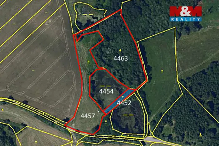 Prodej rybníku, Velká Losenice, 13639 m2