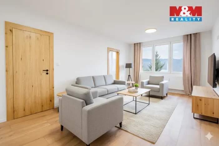 Prodej bytu 2+1, Český Krumlov - Plešivec, Sídliště Plešivec, 57 m2