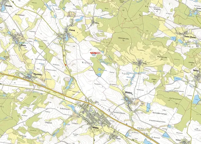 Prodej pole, Černá, 13692 m2