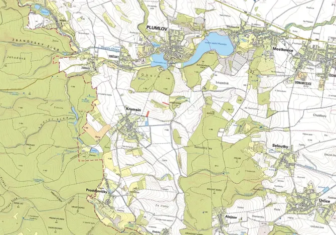 Prodej pole, Krumsín, 5443 m2