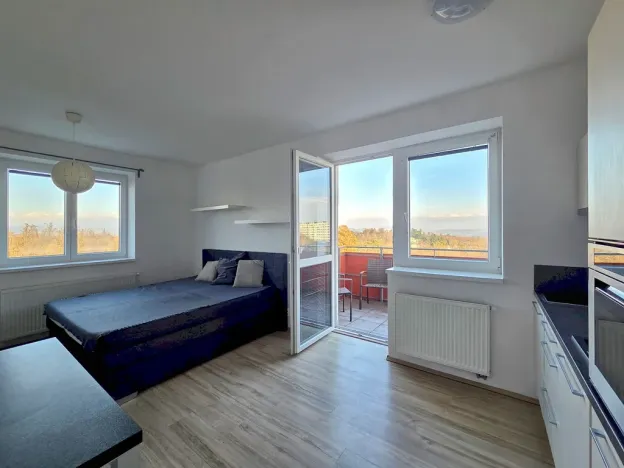Pronájem bytu 1+kk, Brno - Žebětín, Lišejníková, 38 m2