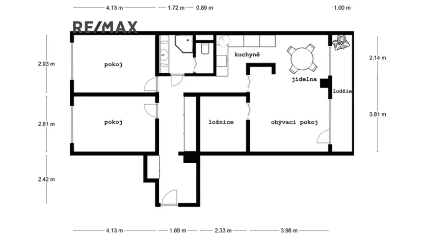 Prodej bytu 3+kk, Praha - Michle, Ohradní, 77 m2