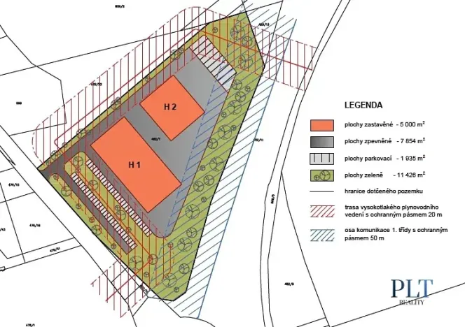 Prodej komerčního pozemku, Bílý Kostel nad Nisou, 26215 m2