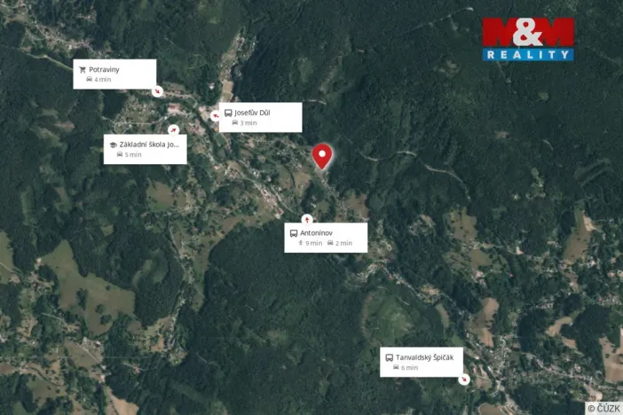 Prodej pozemku pro bydlení, Josefův Důl - Antonínov, 4452 m2