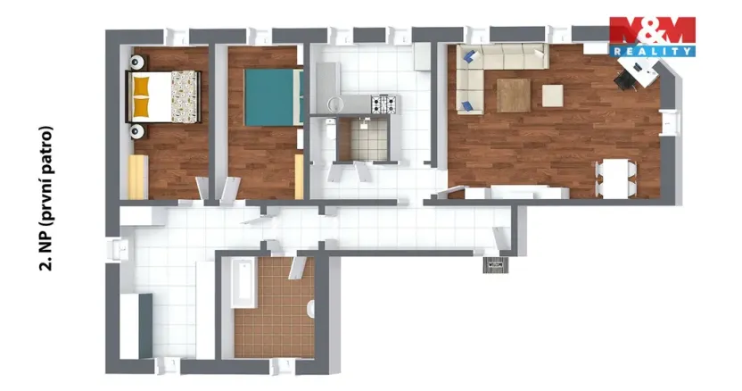 Prodej bytu 4+1, Aš, Jateční, 113 m2