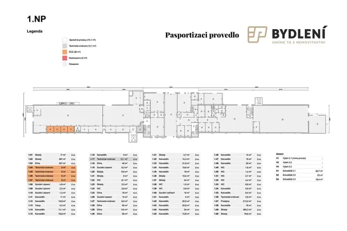 Pronájem skladu, Ústí nad Labem, Žižkova, 782 m2
