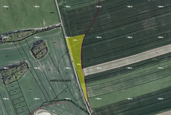 Prodej pole, Mníšek pod Brdy, 7911 m2