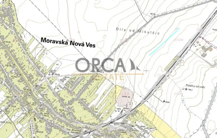 Prodej pole, Moravská Nová Ves, 3258 m2