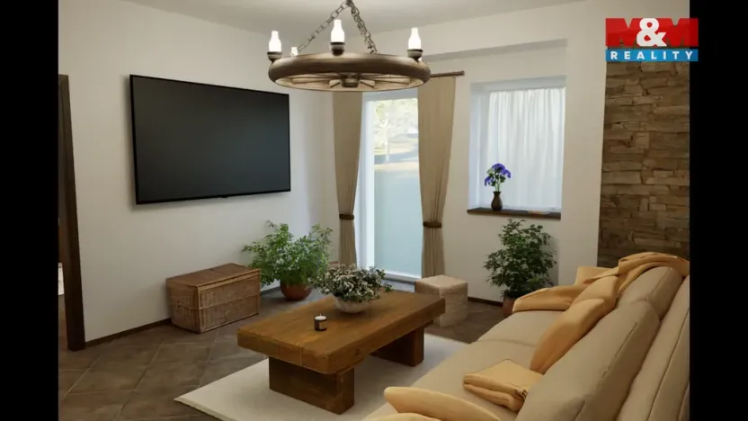 Prodej bytu 3+kk, Kounov, 65 m2