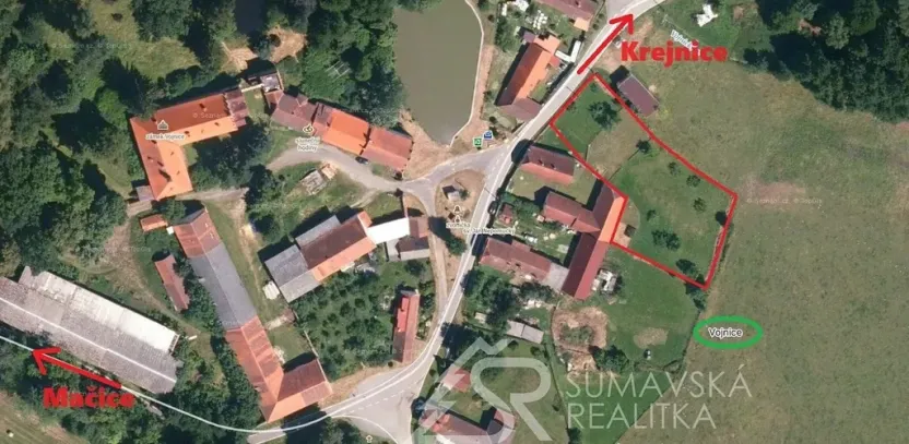 Prodej pozemku, Volenice, 1966 m2