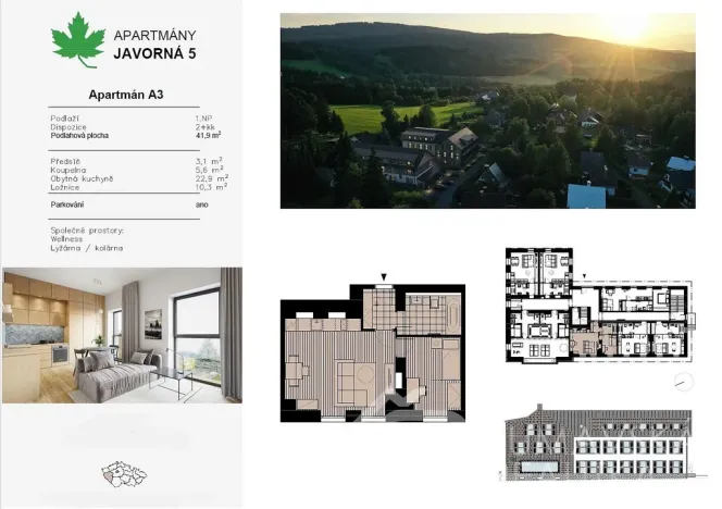 Prodej bytu 2+kk, Čachrov - Javorná, 45 m2