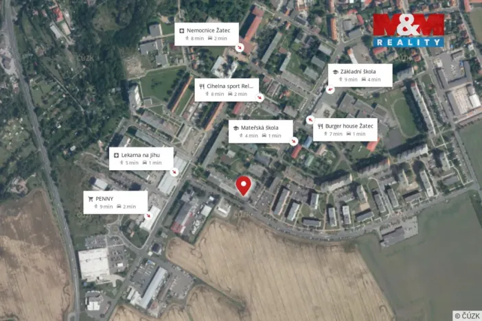 Prodej bytu 3+1, Žatec, Pekárenská, 70 m2