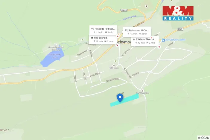 Prodej pozemku pro bydlení, Nový Jáchymov, 1530 m2