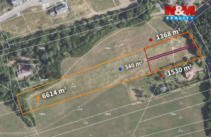 Prodej pozemku pro bydlení, Nový Jáchymov, 1368 m2