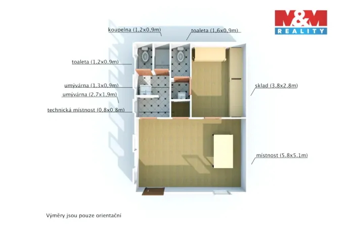 Prodej kanceláře, Karlovy Vary, Chebská, 50 m2