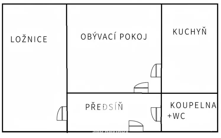 Prodej bytu 2+1, Havířov, Nákupní, 43 m2