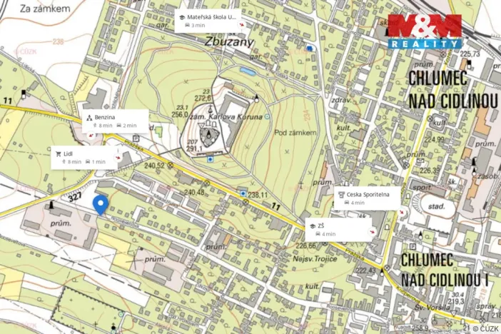Pronájem bytu 1+kk, Chlumec nad Cidlinou, Rooseveltova, 35 m2