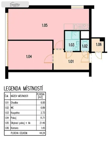 Prodej bytu 2+kk, Praha - Libuš, Smotlachova, 44 m2