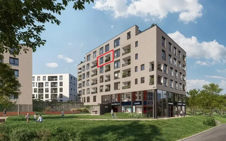 Prodej bytu 1+kk, Praha - Ruzyně, Stočesova, 33 m2