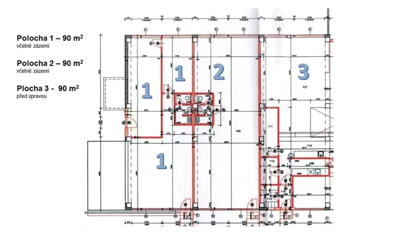 Pronájem obchodního prostoru, Litvínov, 90 m2