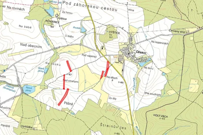 Prodej pole, Olešník, 28216 m2