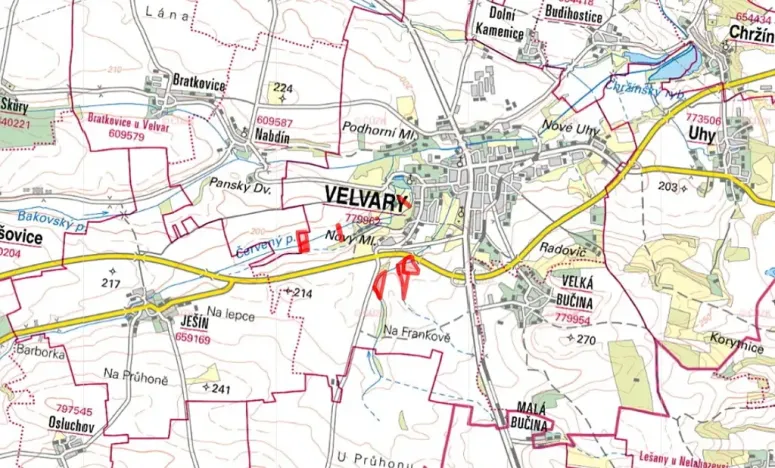 Prodej pole, Velvary, 74164 m2