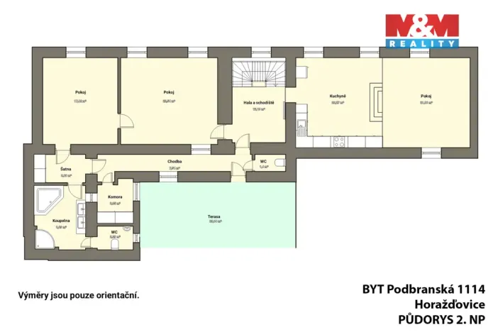 Pronájem bytu 3+1, Horažďovice, Podbranská, 122 m2
