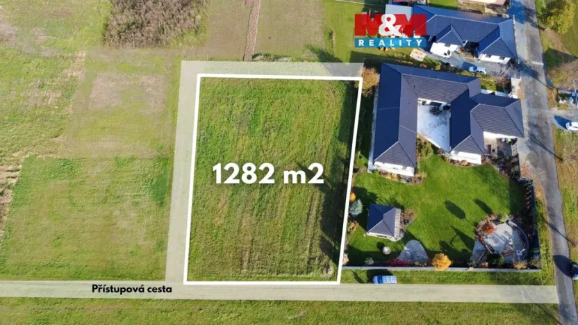 Prodej pole, Bohuňovice, 1282 m2